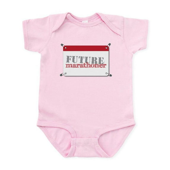 CafePress - Future Marathoner Red Infant Bodysuit - Baby Light Bodysuit, Size Newborn - 24 Months