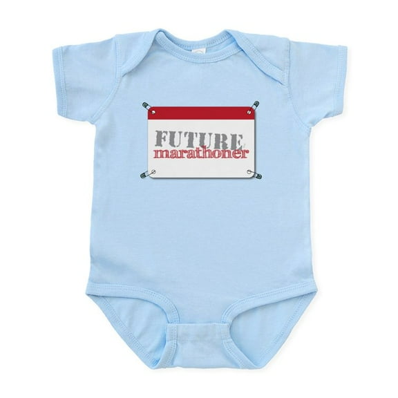 CafePress - Future Marathoner Red Infant Bodysuit - Baby Light Bodysuit, Size Newborn - 24 Months