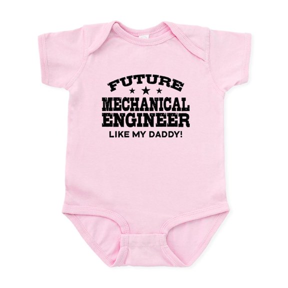 CafePress - Future Mechanical Engineer Infant Bodysuit - Baby Light Bodysuit, Size Newborn - 24 Months