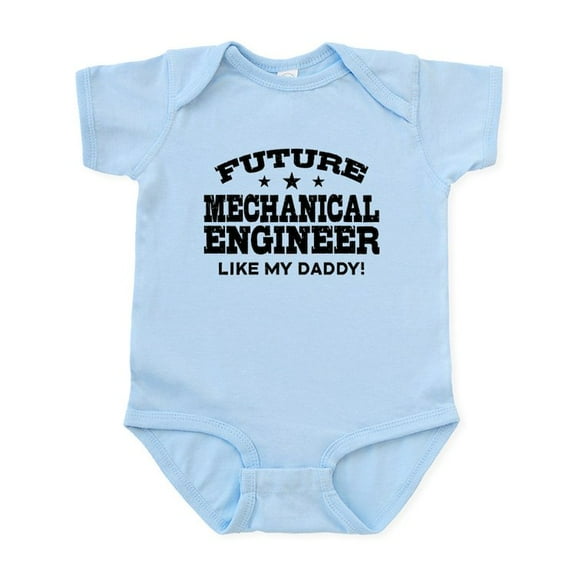 CafePress - Future Mechanical Engineer Infant Bodysuit - Baby Light Bodysuit, Size Newborn - 24 Months