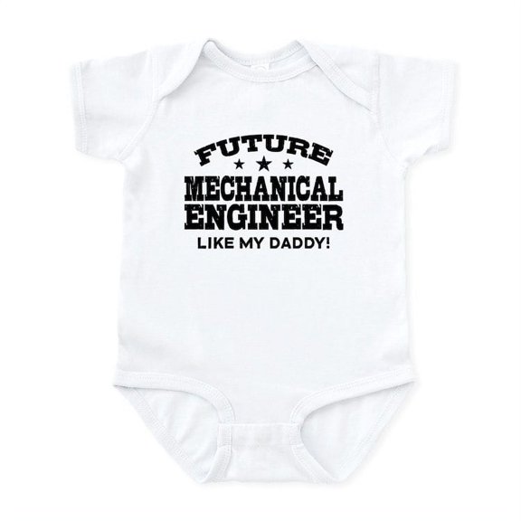 CafePress - Future Mechanical Engineer Infant Bodysuit - Baby Light Bodysuit, Size Newborn - 24 Months