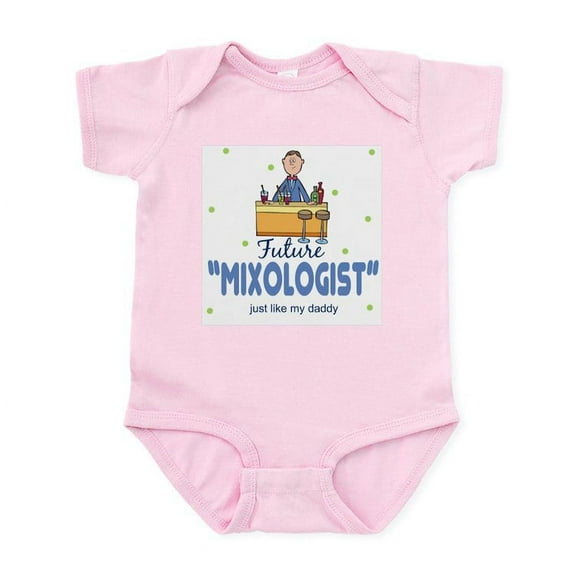 CafePress - Future Mixologist Like Daddy Baby Infant Bodysuit - Baby Light Bodysuit, Size Newborn - 24 Months