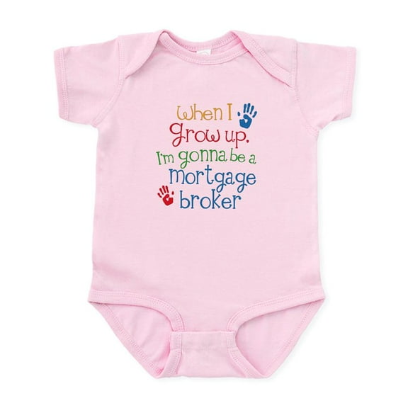 CafePress - Future Mortgage Broker Infant Bodysuit - Baby Light Bodysuit, Size Newborn - 24 Months