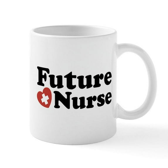 CafePress - Future Nurse Mug - 11 oz Ceramic Mug - Novelty Coffee Tea Cup