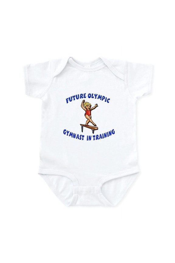 - Future Olympic Gymnast In Tra Infant Bodysuit - Baby Light Bodysuit, Size Newborn - 24 Months