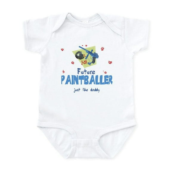 CafePress - Future Paintballer Like Daddy Baby Body Suit - Baby Light Bodysuit, Size Newborn - 24 Months