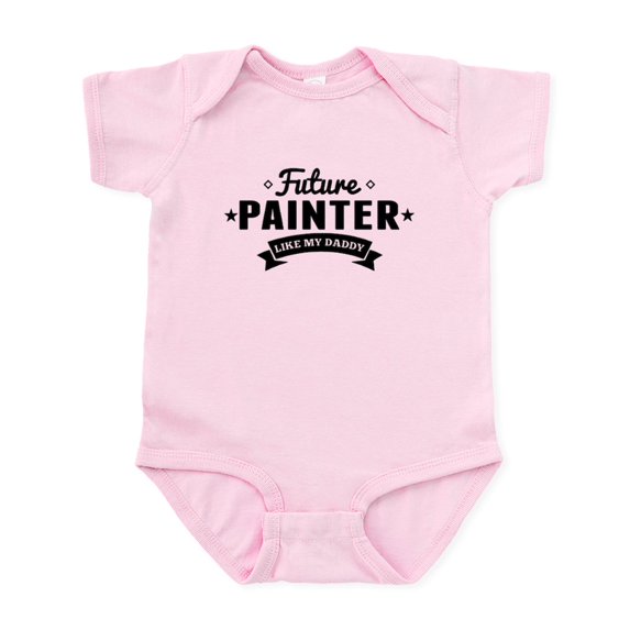 CafePress - Future Painter Like My Daddy Body Suit - Baby Light Bodysuit, Size Newborn - 24 Months