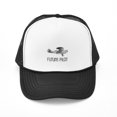 thumbnail image 1 of CafePress - Future Pilot - Adjustable Unisex Printed Trucker Hat with Mesh Back, 1 of 8