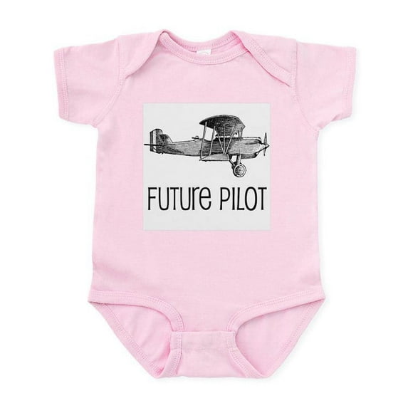 CafePress - Future Pilot Infant Bodysuit - Baby Light Bodysuit, Size Newborn - 24 Months