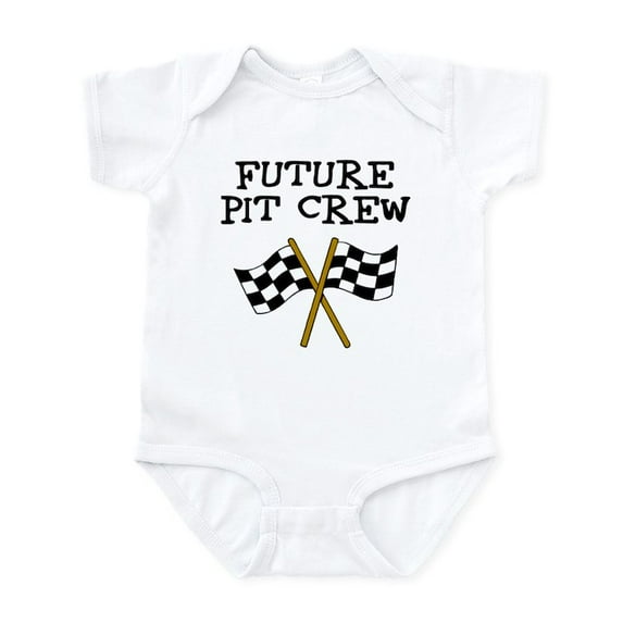 CafePress - Future Pit Crew Infant Bodysuit - Baby Light Bodysuit, Size Newborn - 24 Months