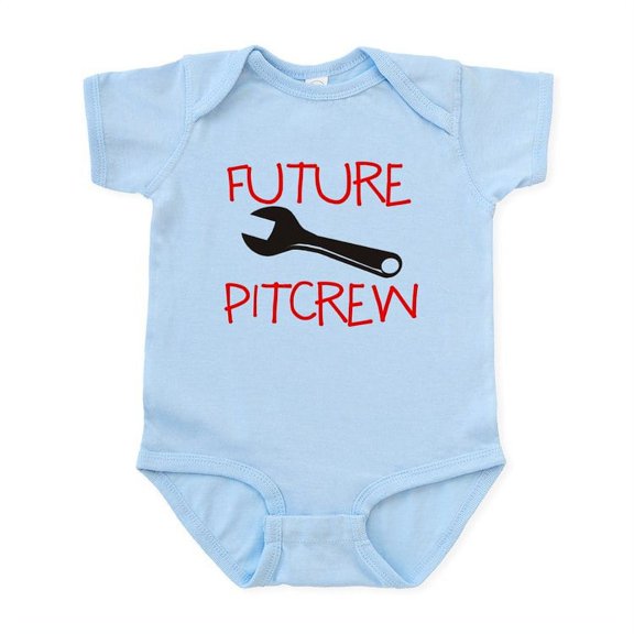 CafePress - Future Pit Crew Infant Bodysuit - Baby Light Bodysuit, Size Newborn - 24 Months