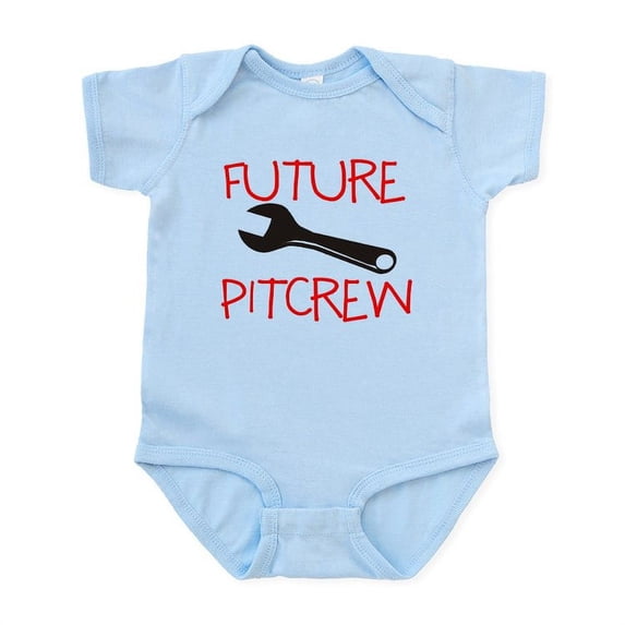 CafePress - Future Pit Crew Infant Bodysuit - Baby Light Bodysuit, Size Newborn - 24 Months