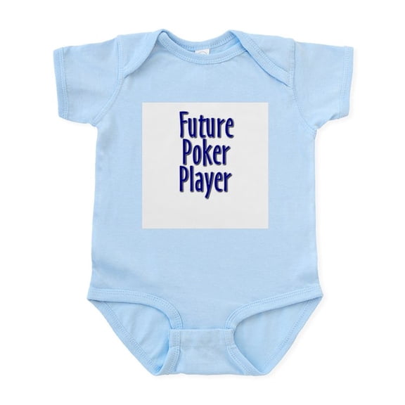 CafePress - Future Poker Player Infant Creeper - Baby Light Bodysuit, Size Newborn - 24 Months