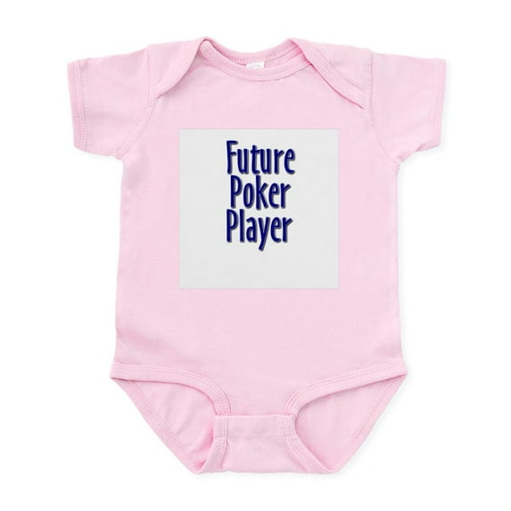 CafePress - Future Poker Player Infant Creeper - Baby Light Bodysuit, Size Newborn - 24 Months