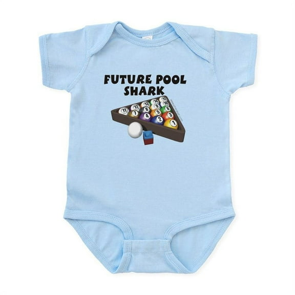 CafePress - Future Pool Shark I Infant Bodysuit - Baby Light Bodysuit, Size Newborn - 24 Months