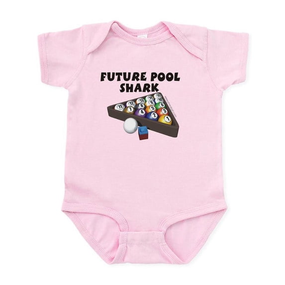 CafePress - Future Pool Shark I Infant Bodysuit - Baby Light Bodysuit, Size Newborn - 24 Months
