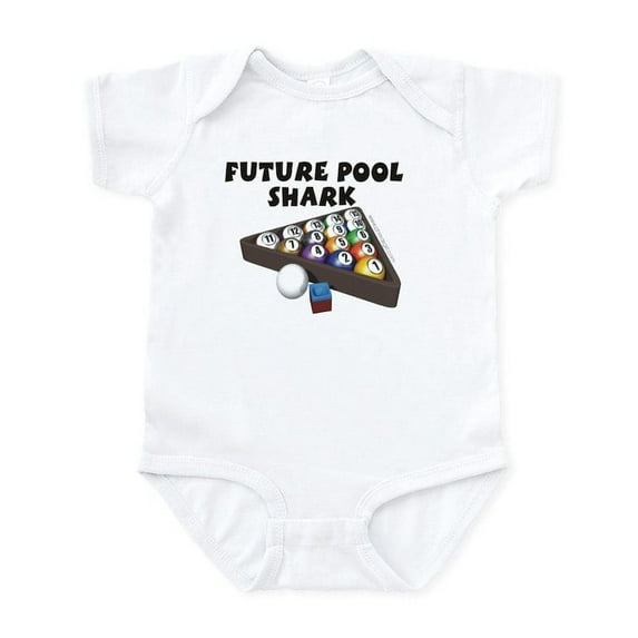 CafePress - Future Pool Shark I Infant Bodysuit - Baby Light Bodysuit, Size Newborn - 24 Months