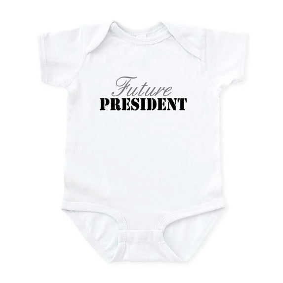 CafePress - Future President Infant Bodysuit - Baby Light Bodysuit, Size Newborn - 24 Months