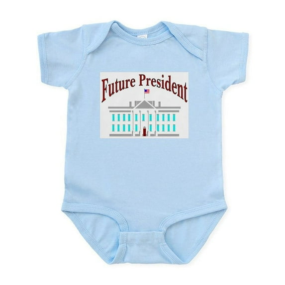 CafePress - Future President Infant Creeper - Baby Light Bodysuit, Size Newborn - 24 Months