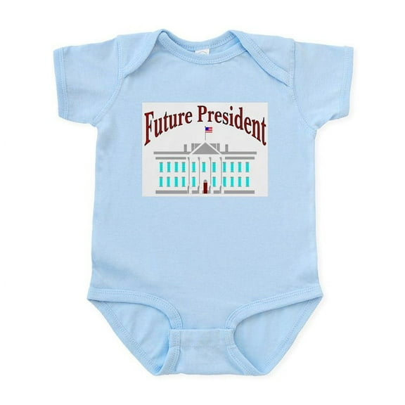 CafePress - Future President Infant Creeper - Baby Light Bodysuit, Size Newborn - 24 Months