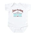 thumbnail image 1 of CafePress - Future President Infant Creeper - Baby Light Bodysuit, Size Newborn - 24 Months, 1 of 4