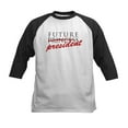 thumbnail image 1 of CafePress - Future President Jersey - Kids Cotton Baseball Jersey, 3/4 Sleeve Shirt, 1 of 4