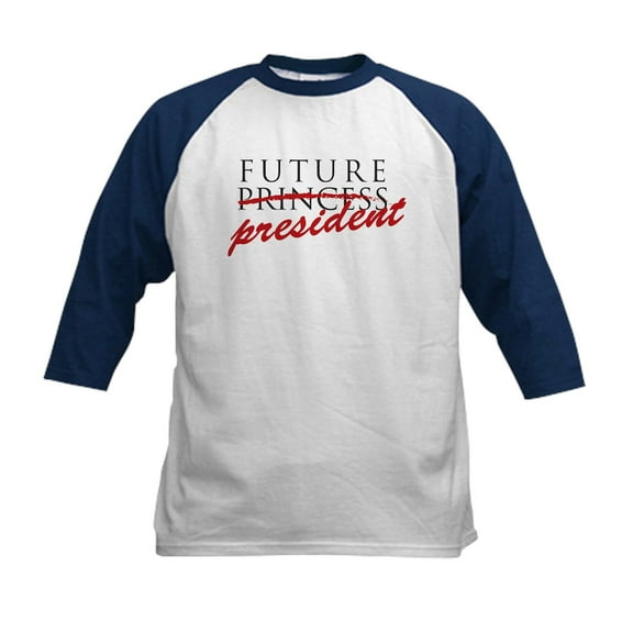 CafePress - Future President Jersey - Kids Cotton Baseball Jersey, 3/4 Sleeve Shirt