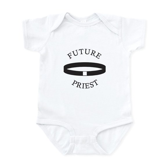 CafePress - Future Priest Infant Bodysuit - Baby Light Bodysuit, Size Newborn - 24 Months