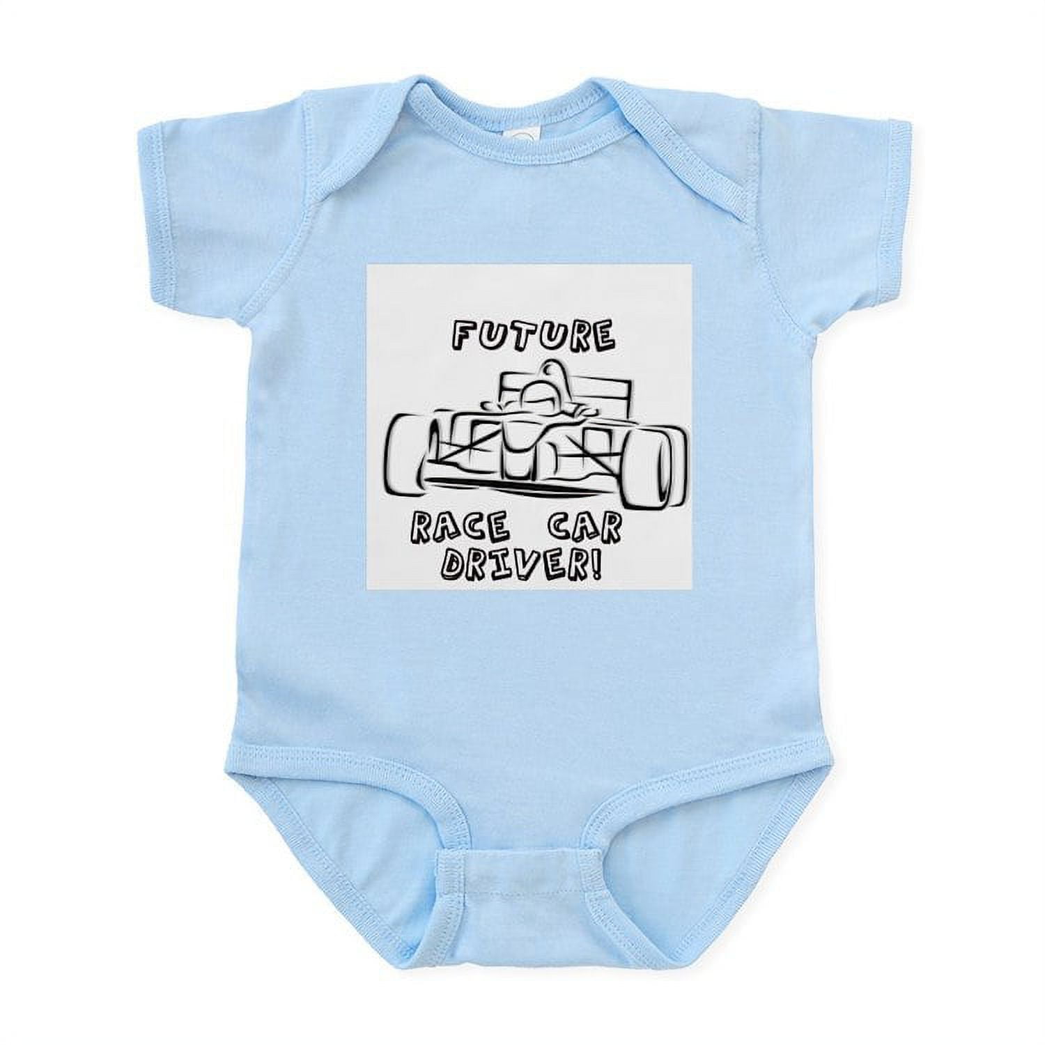 CafePress Future Race Car Driver Infant Bodysuit Baby Light