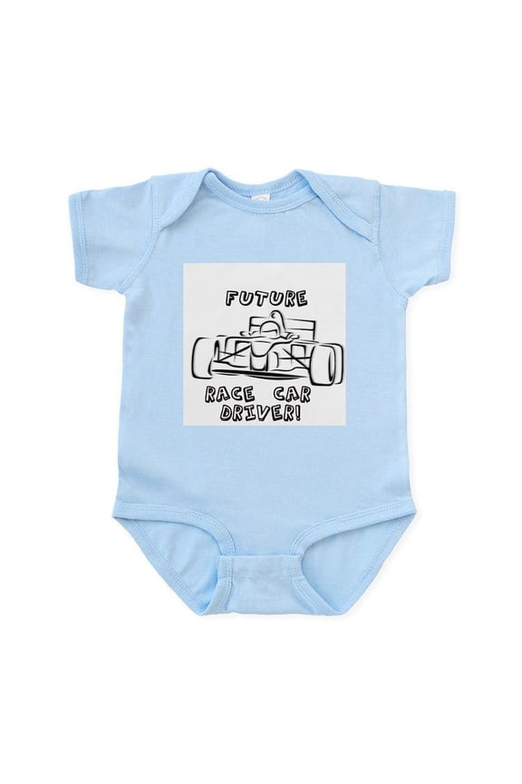 - Future Race Car Driver Infant Bodysuit - Baby Light Bodysuit, Size Newborn - 24 Months