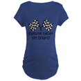 thumbnail image 1 of CafePress - Future Racer On Board - Maternity Dark T-Shirt, 1 of 3