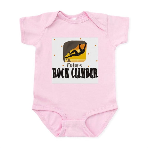 CafePress - Future Rock Climber Baby Infant Bodysuit - Baby Light Bodysuit, Size Newborn - 24 Months