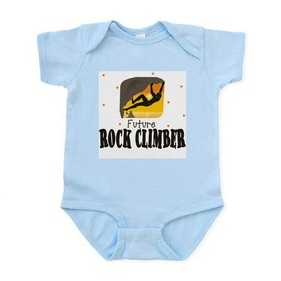 CafePress - Future Rock Climber Baby Infant Bodysuit - Baby Light Bodysuit, Size Newborn - 24 Months