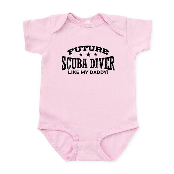 CafePress - Future Scuba Diver Like My Daddy Infant Bodysuit - Baby Light Bodysuit, Size Newborn - 24 Months