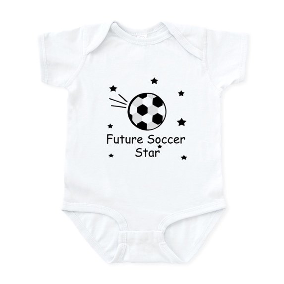 CafePress - Future Soccer Star Infant Bodysuit - Baby Light Bodysuit, Size Newborn - 24 Months