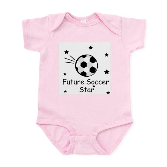 CafePress - Future Soccer Star Infant Bodysuit - Baby Light Bodysuit, Size Newborn - 24 Months
