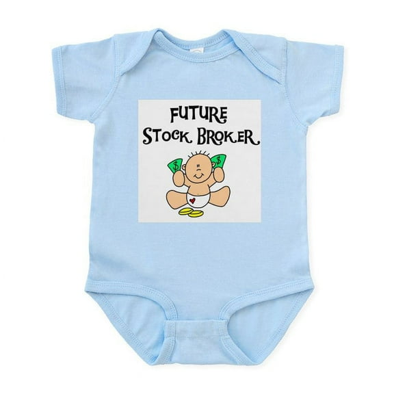 CafePress - Future Stock Broker Infant Bodysuit - Baby Light Bodysuit, Size Newborn - 24 Months