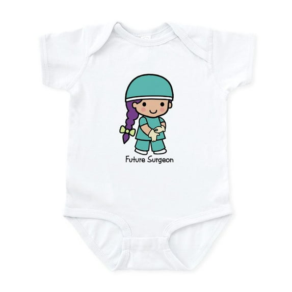 CafePress - Future Surgeon Girl Infant Creeper - Baby Light Bodysuit, Size Newborn - 24 Months