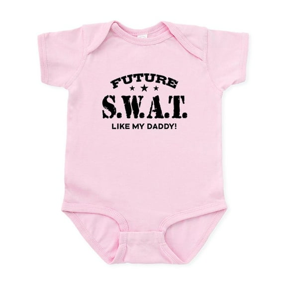 CafePress - Future Swat Like My Daddy Infant Bodysuit - Baby Light Bodysuit, Size Newborn - 24 Months