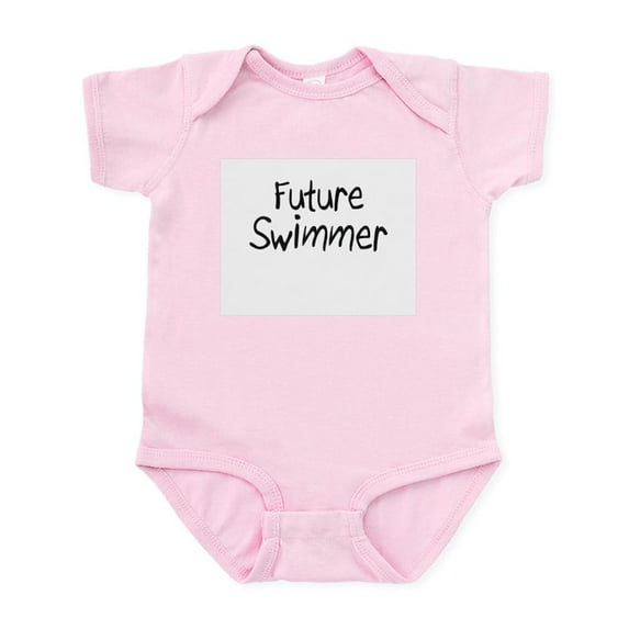 CafePress - Future Swimmer Infant Bodysuit - Baby Light Bodysuit, Size Newborn - 24 Months