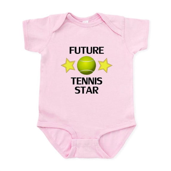 CafePress - Future Tennis Star Body Suit - Baby Light Bodysuit, Size Newborn - 24 Months