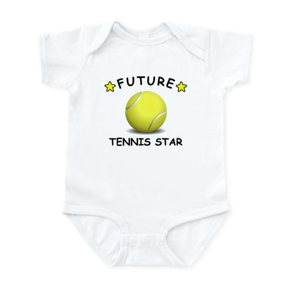 CafePress - Future Tennis Star Body Suit - Baby Light Bodysuit, Size Newborn - 24 Months