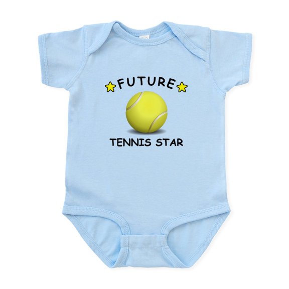 CafePress - Future Tennis Star Body Suit - Baby Light Bodysuit, Size Newborn - 24 Months