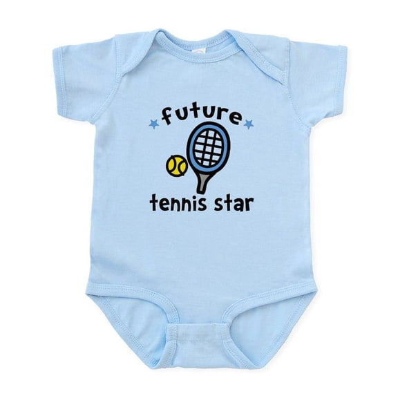 CafePress - Future Tennis Star Infant Bodysuit - Baby Light Bodysuit, Size Newborn - 24 Months