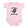 thumbnail image 1 of CafePress - Future Tennis Star Infant Bodysuit - Baby Light Bodysuit, Size Newborn - 24 Months, 1 of 4