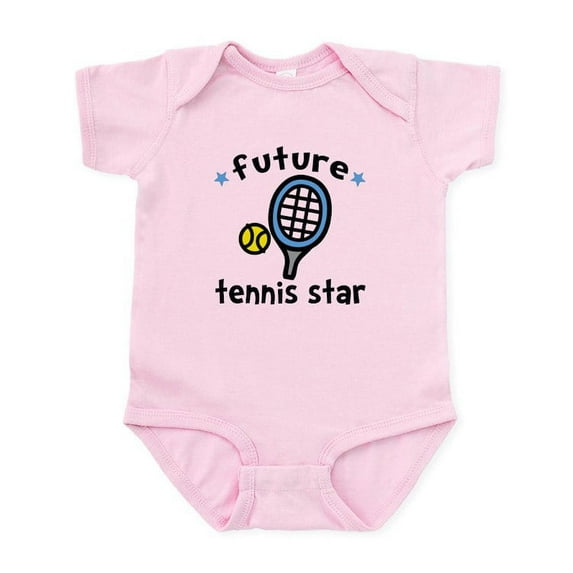 CafePress - Future Tennis Star Infant Bodysuit - Baby Light Bodysuit, Size Newborn - 24 Months