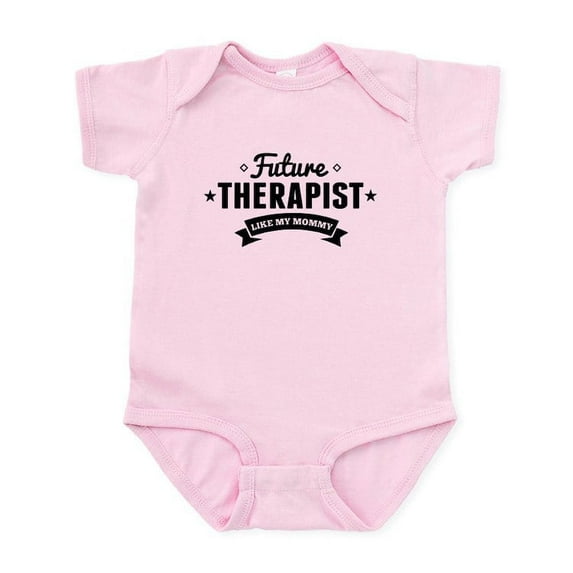 CafePress - Future Therapist Like My Mommy Body Suit - Baby Light Bodysuit, Size Newborn - 24 Months