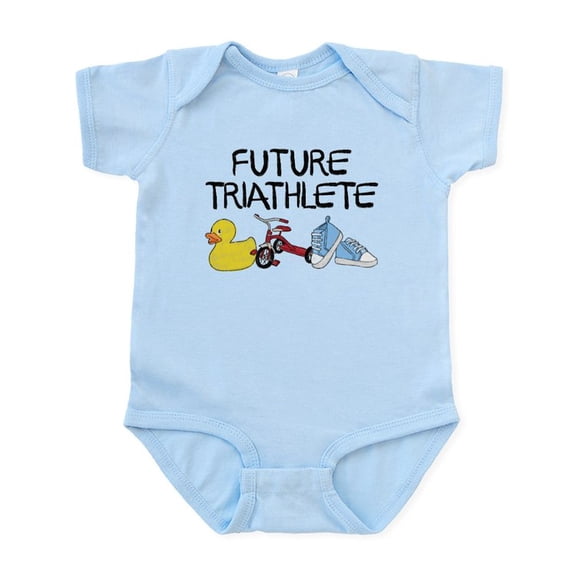 CafePress - Future Triathlete Baby Light Bodysuit - Baby Light Bodysuit, Size Newborn - 24 Months