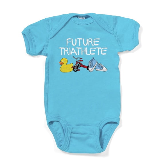CafePress - Future Triathlete - Cute Infant Bodysuit Baby Romper