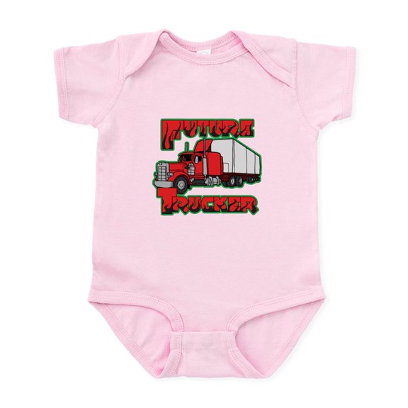 CafePress - Future Trucker Infant Bodysuit - Baby Light Bodysuit, Size Newborn - 24 Months